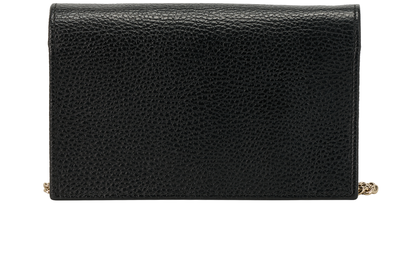 Interlocking G Wallet On Chain, &pound;495, Handbags, Black, Leather, Back view